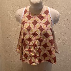 Vintage chic handmade batik top
